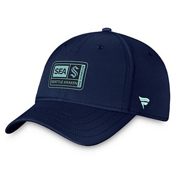 Men's Fanatics Branded Deep Sea Blue Seattle Kraken Authentic Pro Training Camp Flex Hat