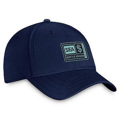 Men's Fanatics Branded Deep Sea Blue Seattle Kraken Authentic Pro Training Camp Flex Hat