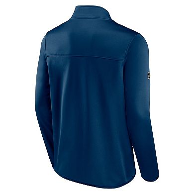 Men's Fanatics Branded Deep Sea Blue Seattle Kraken Authentic Pro Full-Zip Jacket