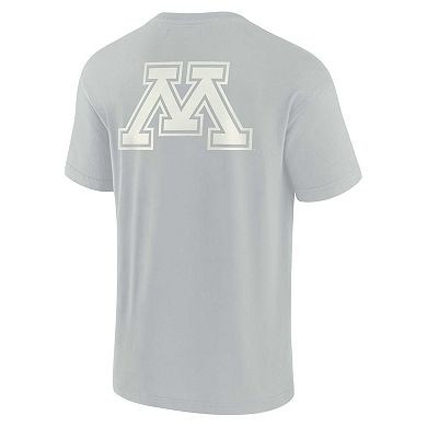 Unisex Fanatics Signature Gray Minnesota Golden Gophers Elements Super Soft Short Sleeve T-Shirt