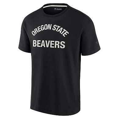 Unisex Fanatics Signature Black Oregon State Beavers Super Soft Short Sleeve T-Shirt