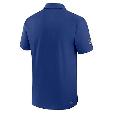 Men's Nike Royal New York Giants Sideline Coaches Dri-FIT® Polo