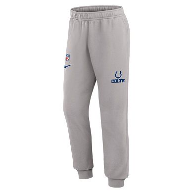 Men's Nike Gray Indianapolis Colts 2023 Sideline Club Jogger Pants