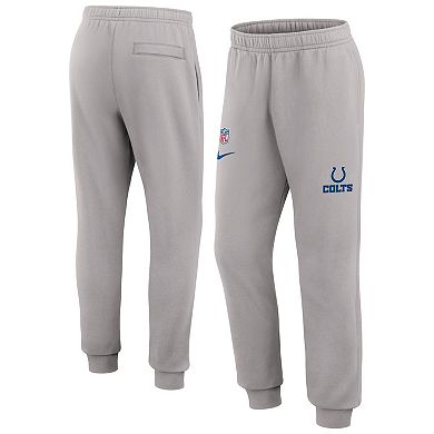 Men's Nike Gray Indianapolis Colts 2023 Sideline Club Jogger Pants