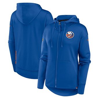 Women's Fanatics Branded Royal New York Islanders Authentic Pro Scuba Full-Zip Hoodie