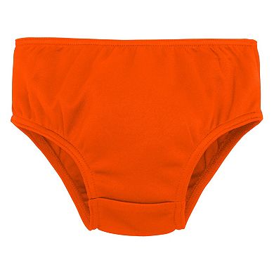 Girls Preschool Orange Denver Broncos Spirit Cheerleader Two-Piece Set with Bloomers