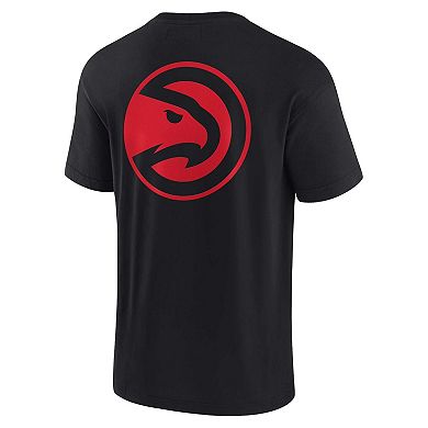 Unisex Fanatics Signature Black Atlanta Hawks Super Soft T-Shirt