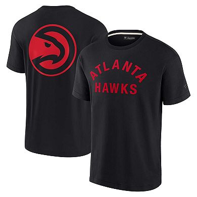 Unisex Fanatics Signature Black Atlanta Hawks Super Soft T-Shirt