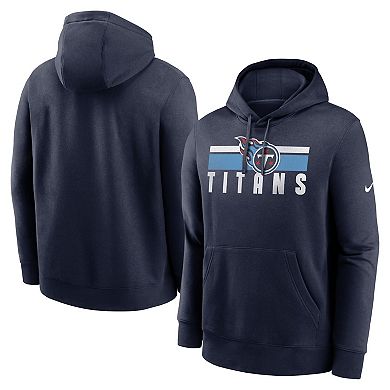 Men's Nike Navy Tennessee Titans Club Fleece Pullover Hoodie