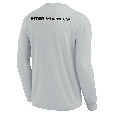 Unisex Fanatics Signature Gray Inter Miami CF Super Soft Long Sleeve T-Shirt