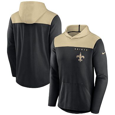 Men's Nike Black New Orleans Saints Fan Gear Pullover Hoodie