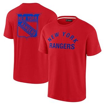Unisex Fanatics Signature Red New York Rangers Super Soft Short Sleeve T-Shirt