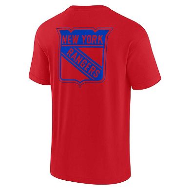 Unisex Fanatics Signature  Red New York Rangers Super Soft Short Sleeve T-Shirt