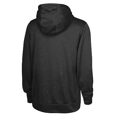 Men's Black New Orleans Saints Speed Drill Streak Pullover Hoodie