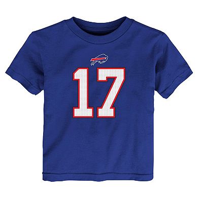 Toddler Nike Josh Allen Royal Buffalo Bills Player Name & Number T-Shirt