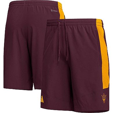 Men's adidas Maroon Arizona State Sun Devils AEROREADY Shorts