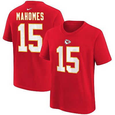 Youth Nike Patrick Mahomes Red Kansas City Chiefs Player Name Number T Shirt