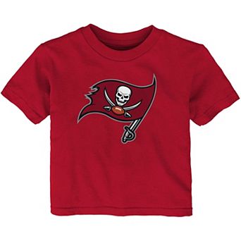 Infant Red Tampa Bay Buccaneers Primary Logo T-Shirt