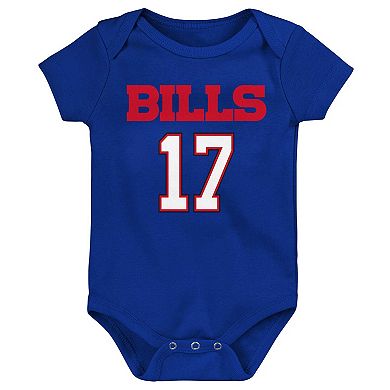 Infant Josh Allen Royal Buffalo Bills Mainliner Player Name & Number Bodysuit