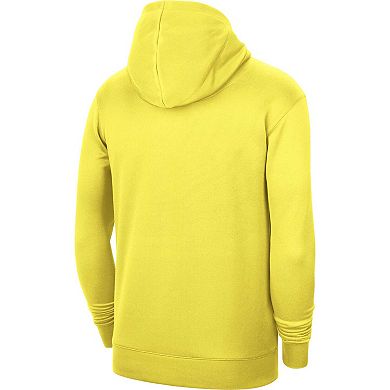 Unisex Nike Yellow Utah Jazz 2023/24 Performance Spotlight On-Court Practice Pullover Hoodie