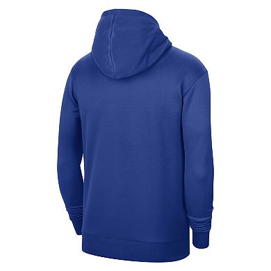 Unisex Nike Blue LA Clippers 2023/24 Performance Spotlight On-Court Practice Pullover Hoodie