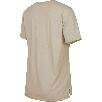Women's New Era Tan Miami Dolphins Third Down Historic T-Shirt