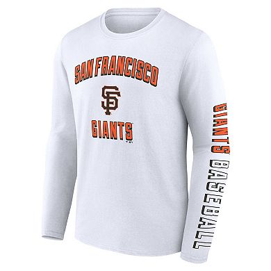 Men's Fanatics Branded Black/White San Francisco Giants Two-Pack Combo T-Shirt Set