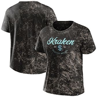 Women's Fanatics Branded Black Seattle Kraken Breakaway T-Shirt