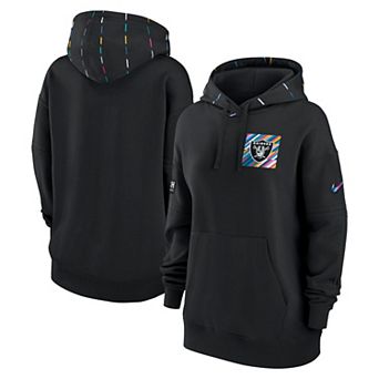 Women's Nike Black Las Vegas Raiders 2023 NFL Crucial Catch Club Pullover Hoodie