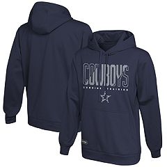 Dallas Cowboys Sweater Adult Large Blue Gray Hoodie Sweatshirt Football  Mens *