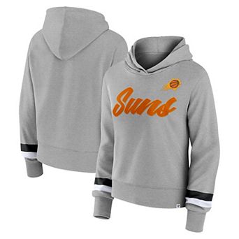 Women's Fanatics Branded Heather Gray Phoenix Suns Halftime Pullover Hoodie