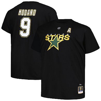 Men's Profile Mike Modano Black Dallas Stars Big & Tall Name & Number T-Shirt