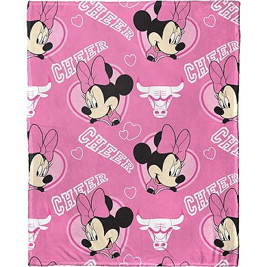 Northwest x Disney Chicago Bulls Minnie Hugger Pillow & Silk Touch Throw Set