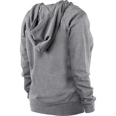 Women's New Era Gray Dallas Cowboys Floral Raglan Pullover Hoodie
