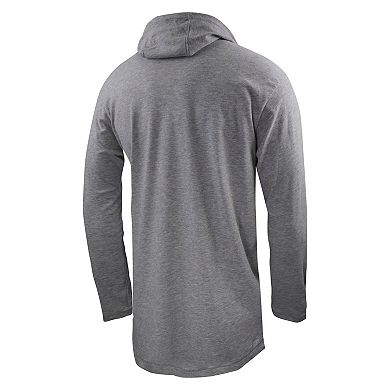 Men's Nike  Heather Gray Air Force Falcons Rivalry Pullover Long Sleeve Hoodie T-Shirt