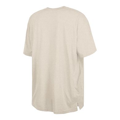 Men's New Era Cream Oakland Raiders Third Down Big & Tall Historic T-Shirt