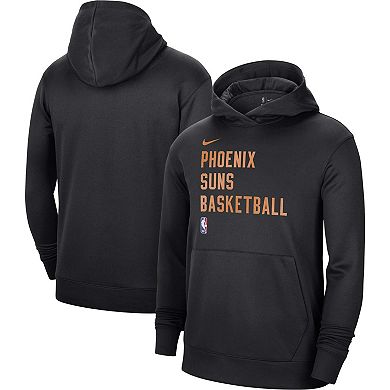 Unisex Nike Black Phoenix Suns 2023/24 Performance Spotlight On-Court Practice Pullover Hoodie