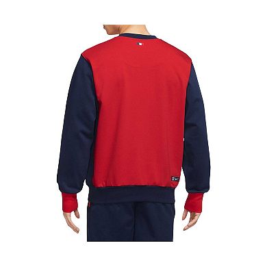 Men's Nike Red Paris Saint-Germain 2023/24 Standard Issue Travel Performance Pullover Sweatshirt