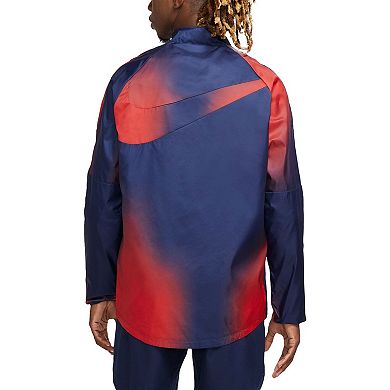 Men's Nike Navy Paris Saint-Germain 2023 Academy AWF Raglan Full-Zip Jacket