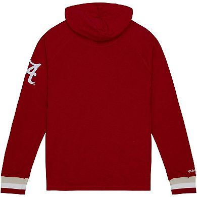Men's Mitchell & Ness Crimson Alabama Crimson Tide Legendary Raglan Pullover Hoodie