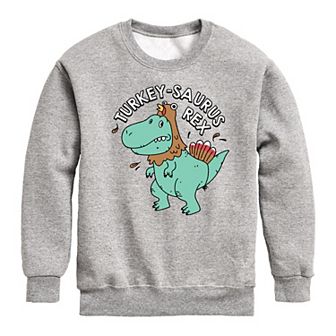 Boys 8-20 Turkeysaurus Rex Fleece Sweatshirt