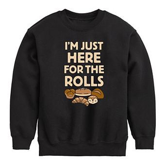 Boys 8-20 Here For The Rolls Fleece Sweatshirt