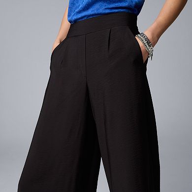 Women's Simply Vera Vera Wang Pull-On Pleated Capri Pants