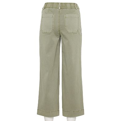 Women's Sonoma Goods For Life® Adaptive Wide Leg Cropped Pants
