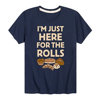 Boys 8-20 Here For The Rolls Graphic Tee