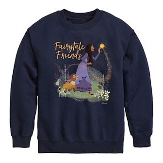 Disney's Wish Boys 8-20 Fairytale Friends Fleece Sweatshirt