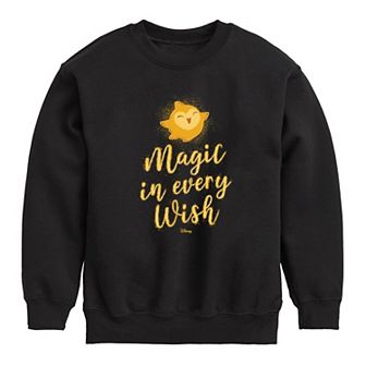 Disney's Wish Boys 8-20 Magic In Every Wish Fleece Sweatshirt