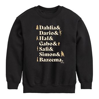 Disney's Wish Boys 8-20 Characters Crew Fleece Sweatshirt