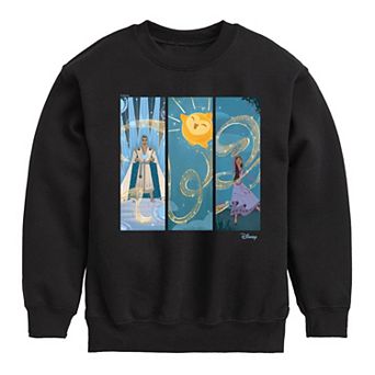 Disney's Wish Boys 8-20 Character Panels Fleece Sweatshirt