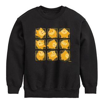 Disney's Wish Boys 8-20 Star Face Fleece Sweatshirt